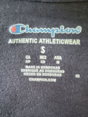 Mens Champion t-shirt - Navy Blue - Size Small